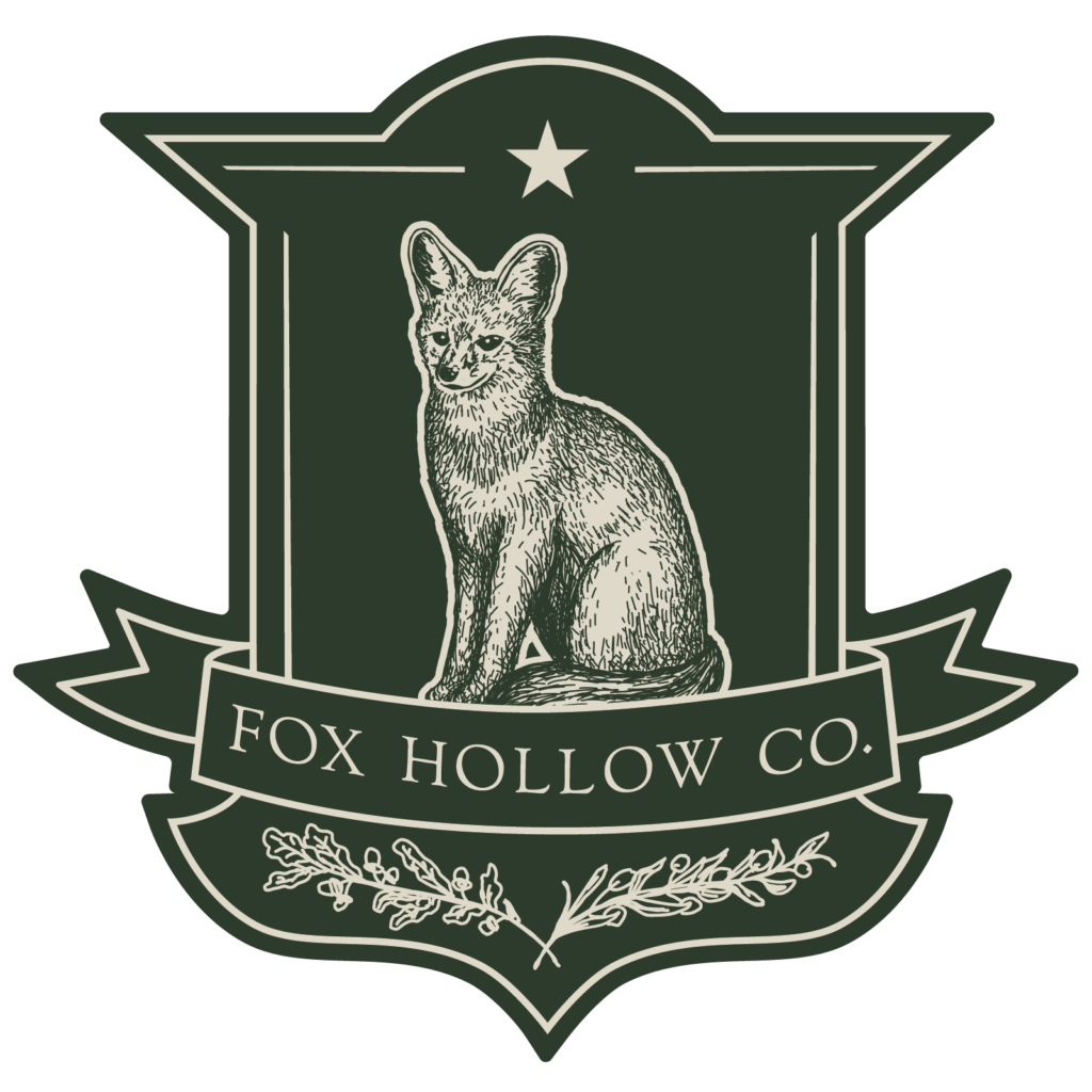 Fox Hollow Badge Logo - Green