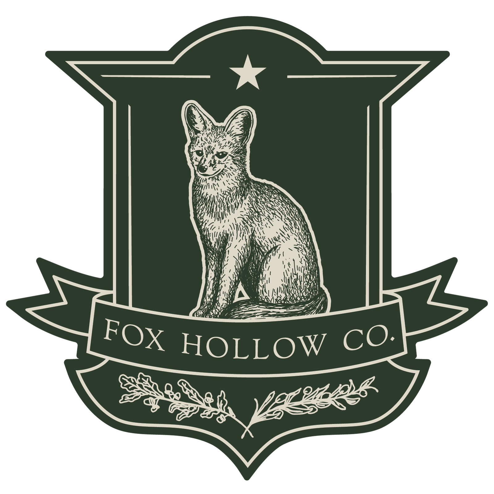 fox hollow co primary logo linen c